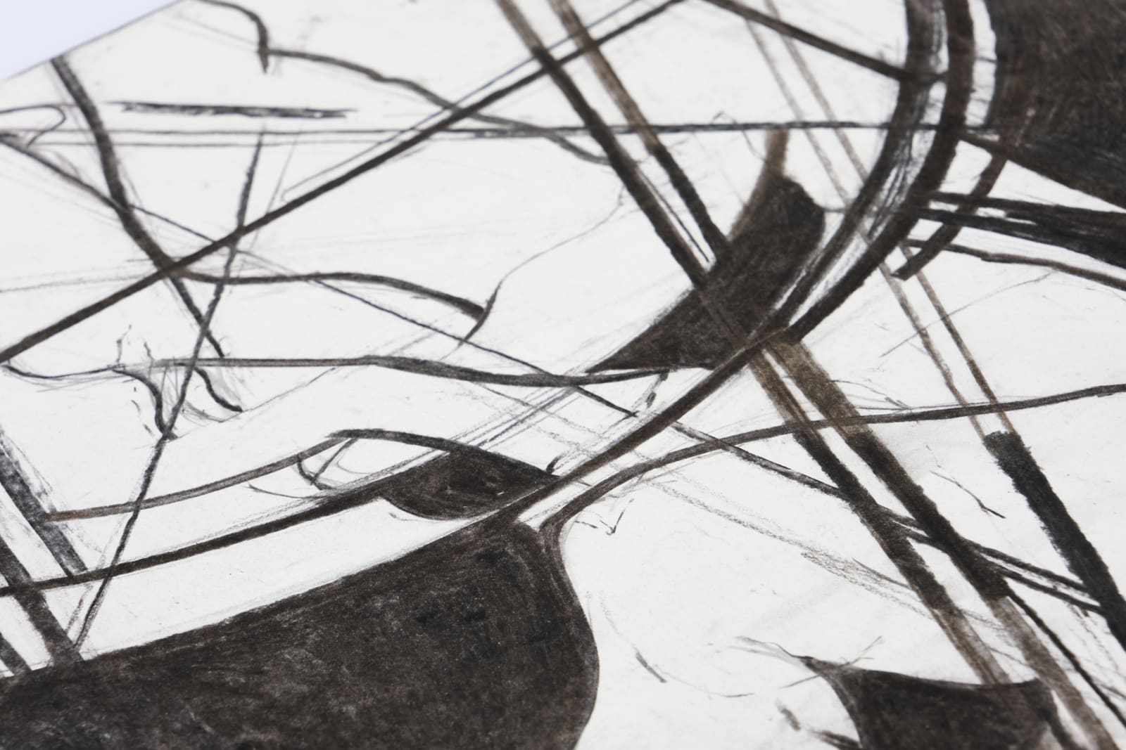 Martial arts pure charcoal, 1984