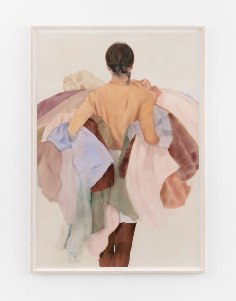 Maria Nordin Act of Comfort, 2022 Akvarell på papper / Watercolour on paper 149x103 cm