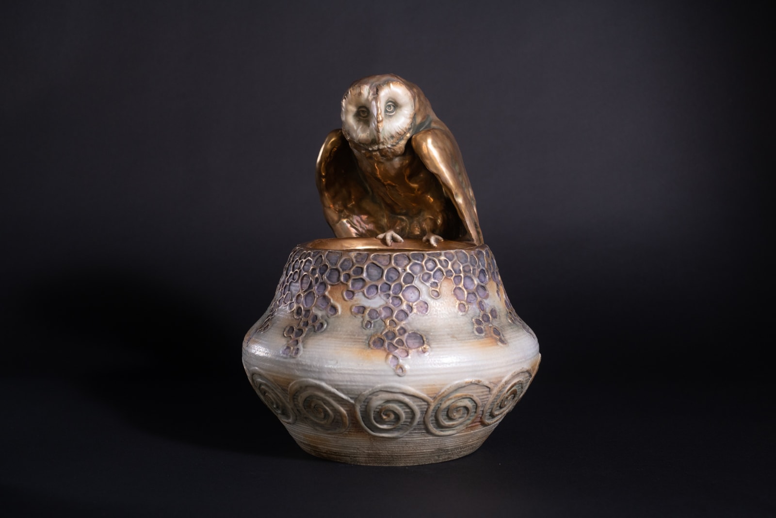 Amphora, Vase with Owl,  1900-1901
