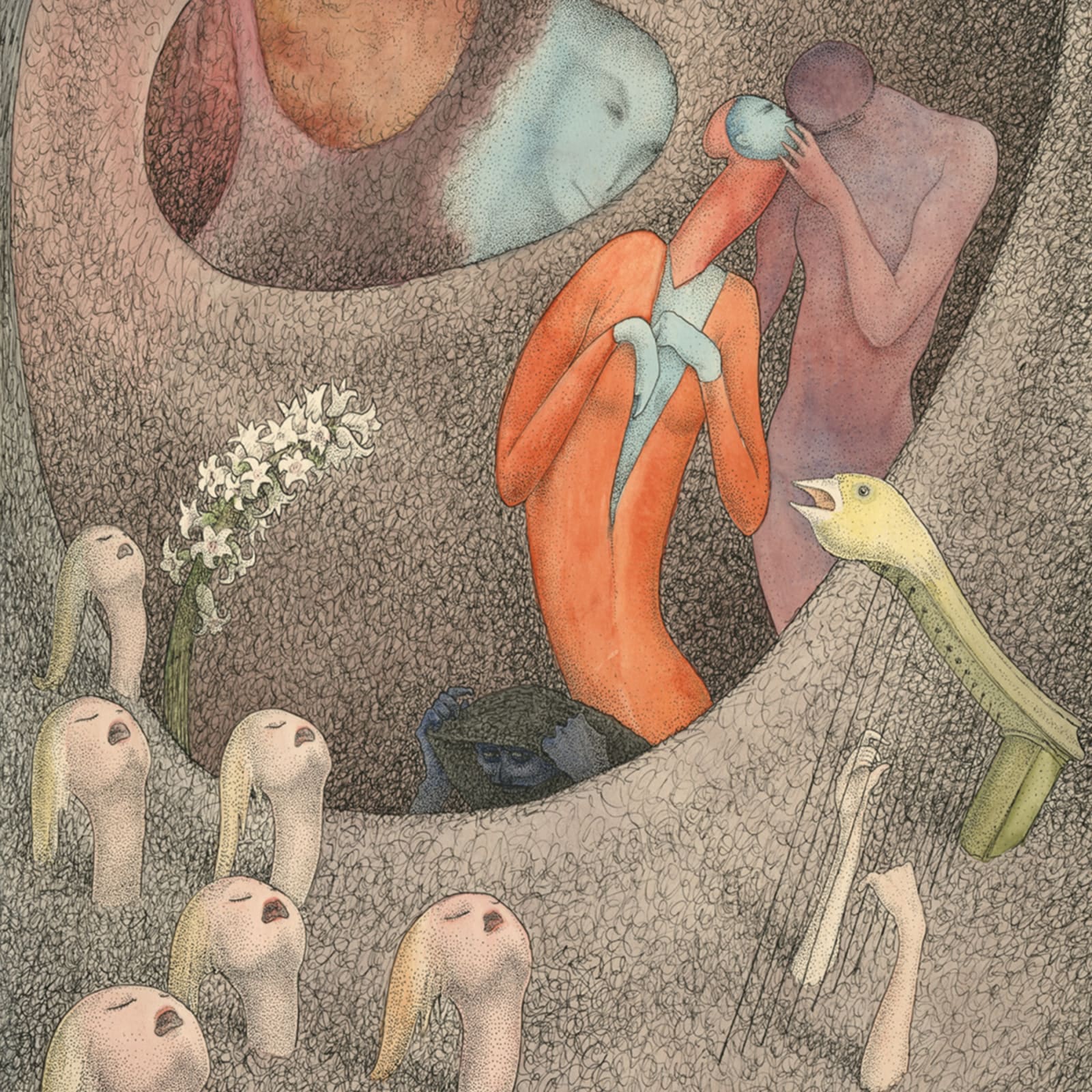 Walter Schnackenberg, The Embrace,  1949