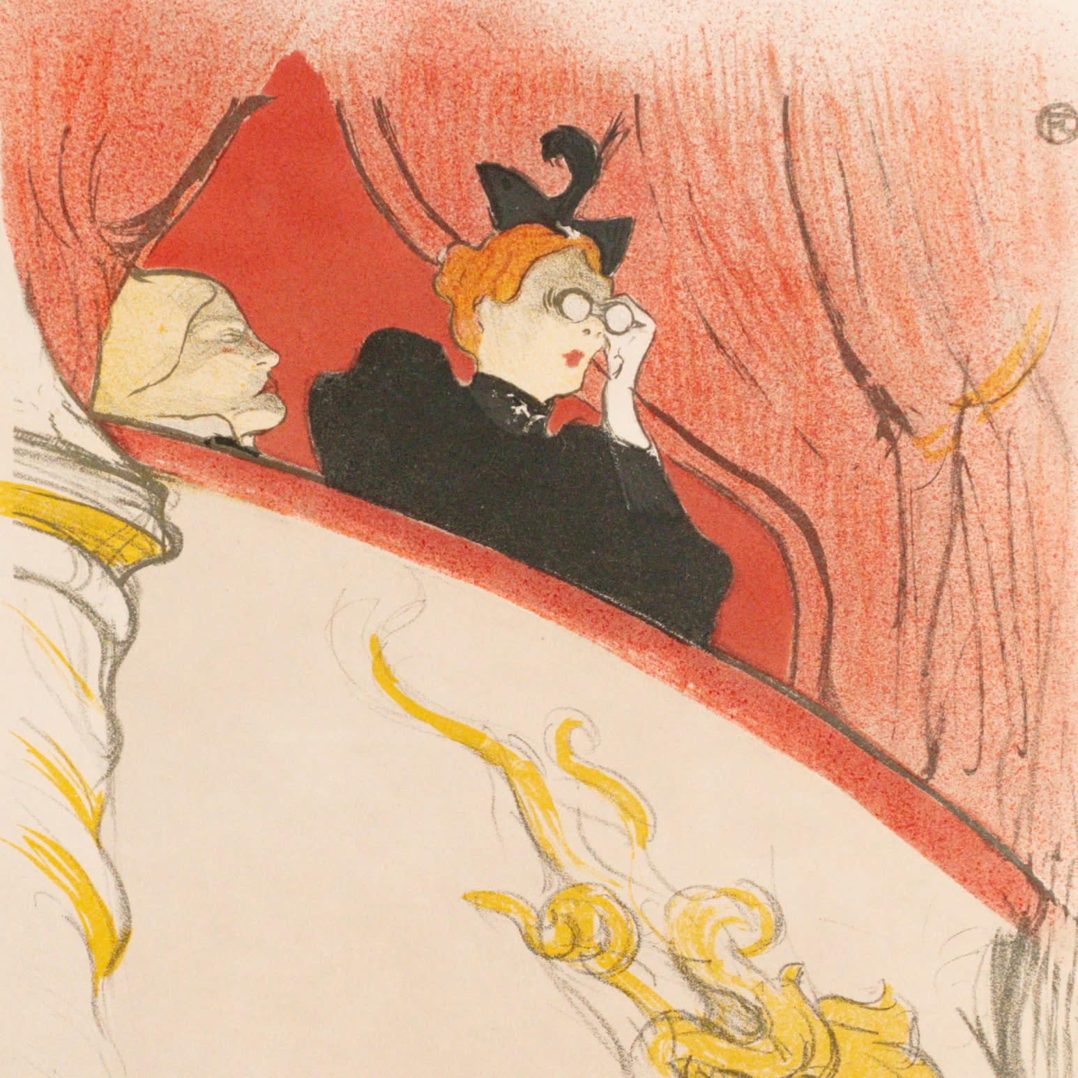 Toulouse Lautrec, La Loge au Mascaron Dore,  1893