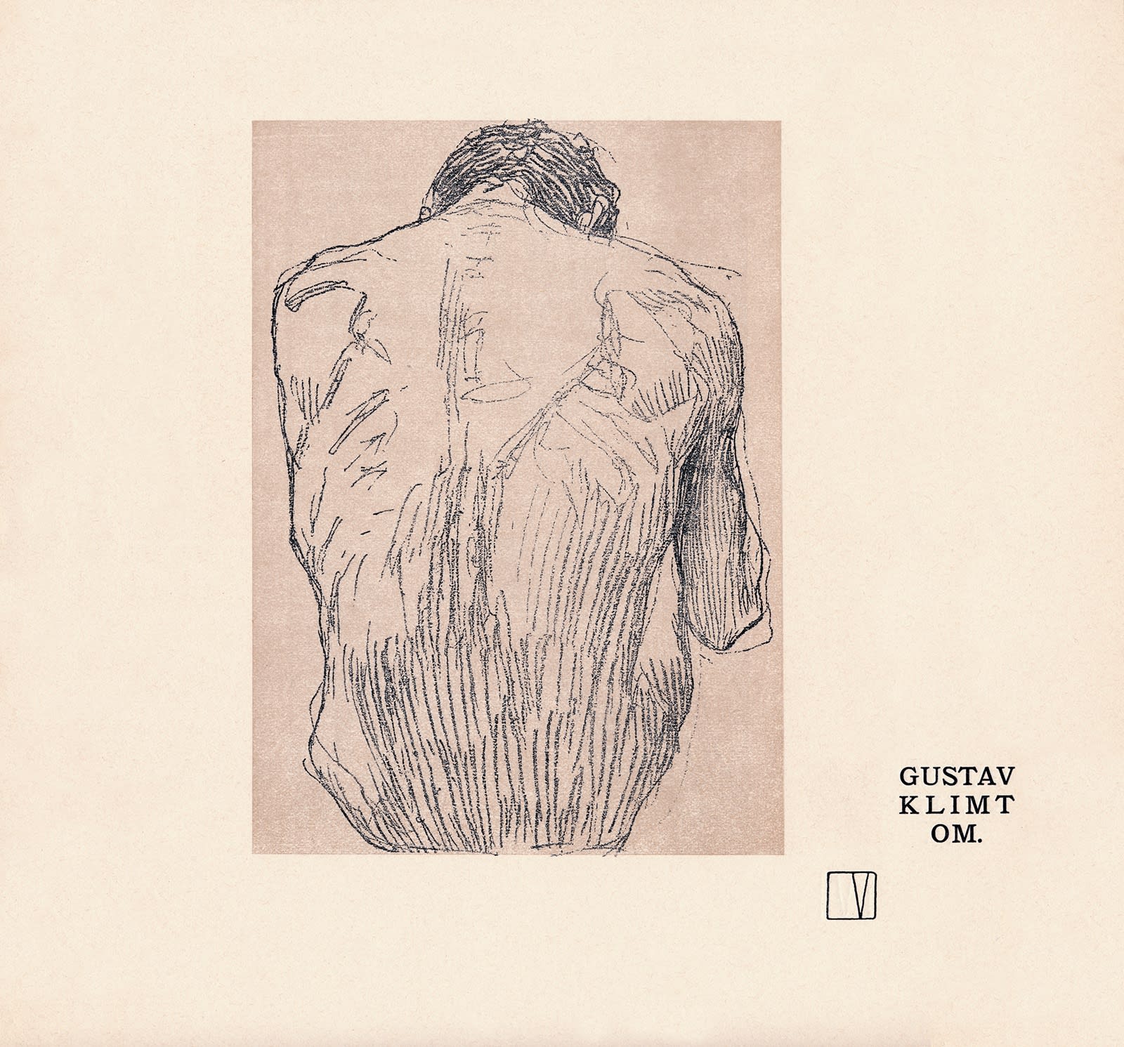 Gustav Klimt, Man's Back, Sitting Position,  1901