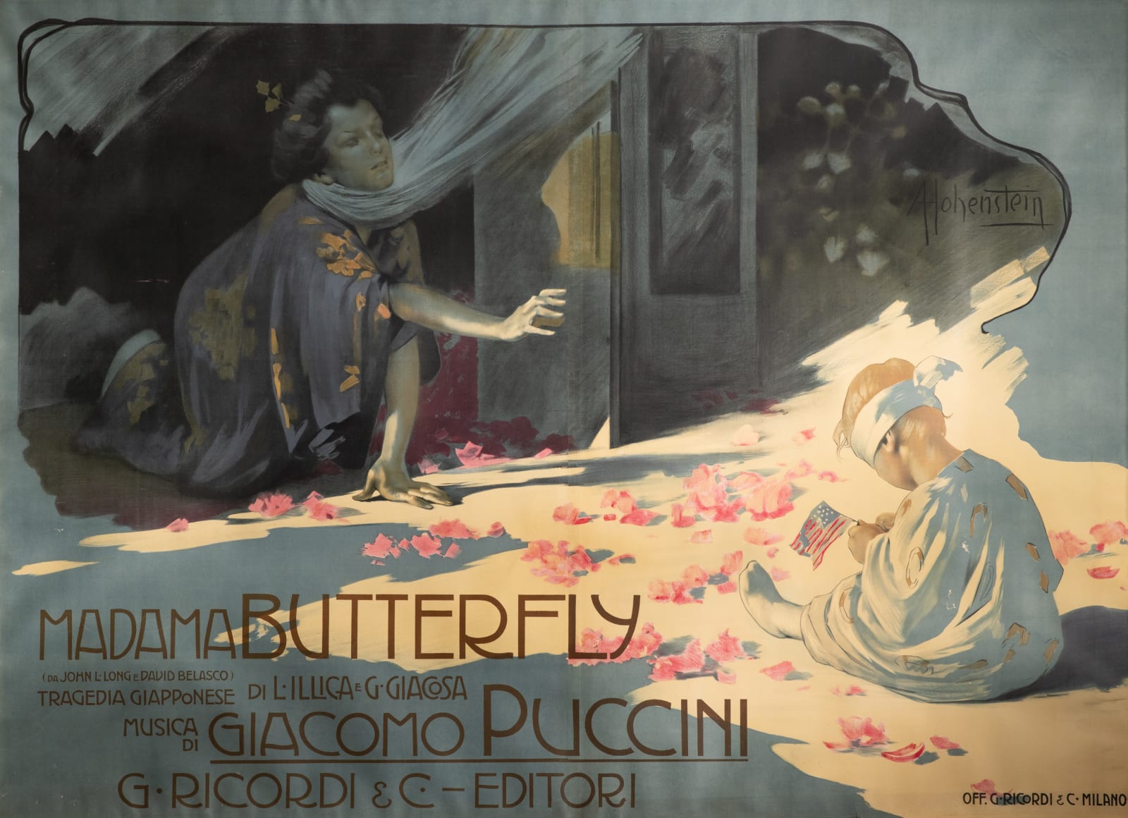 Adolfo Hohenstein, Madame Butterfly, 1904