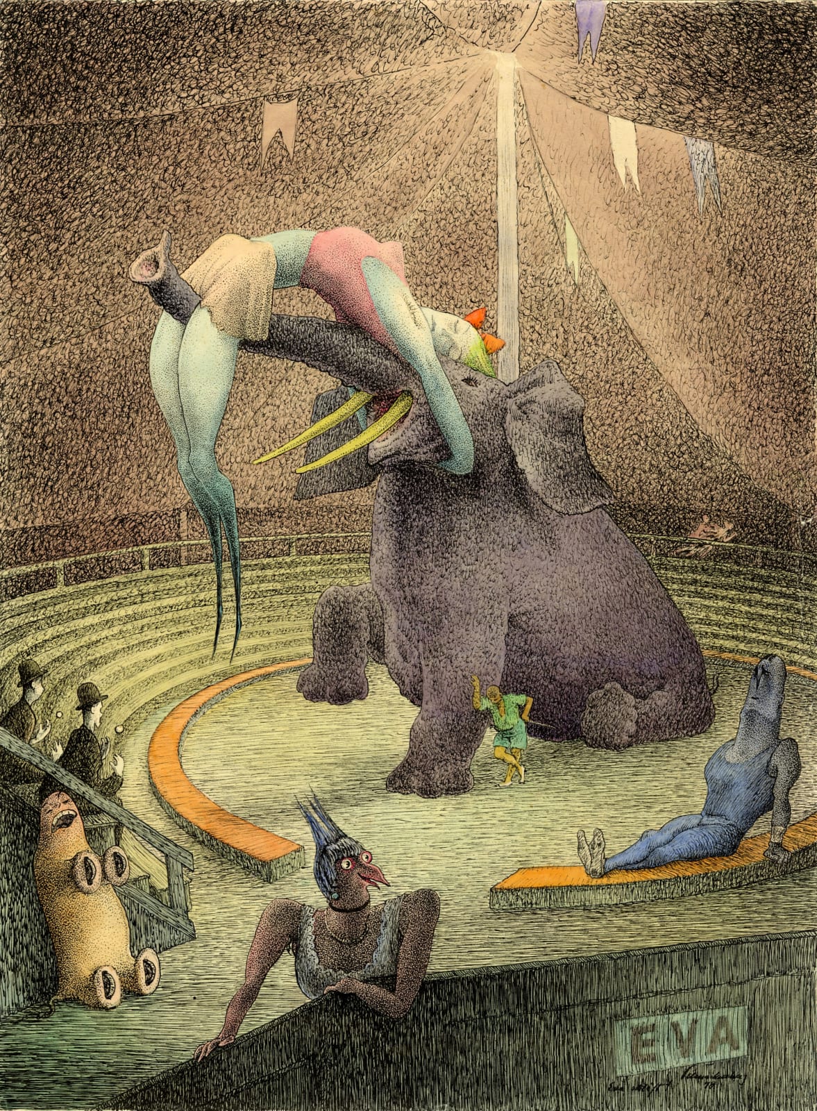 Walter Schnackenberg, Eva with the Circus,  1948