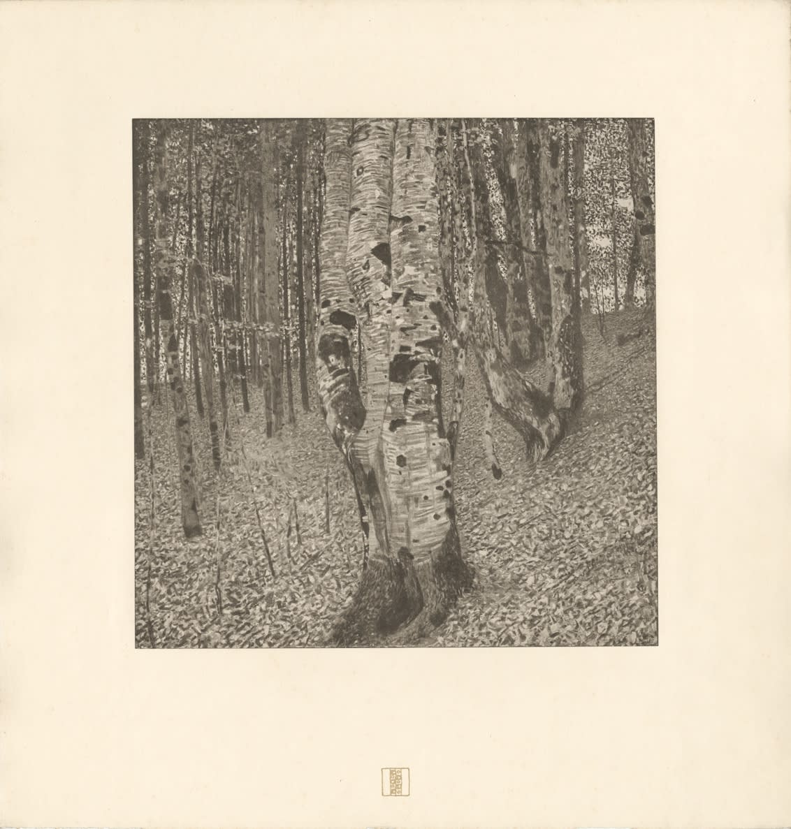 Gustav Klimt, Beech Forest II,  1908-1914