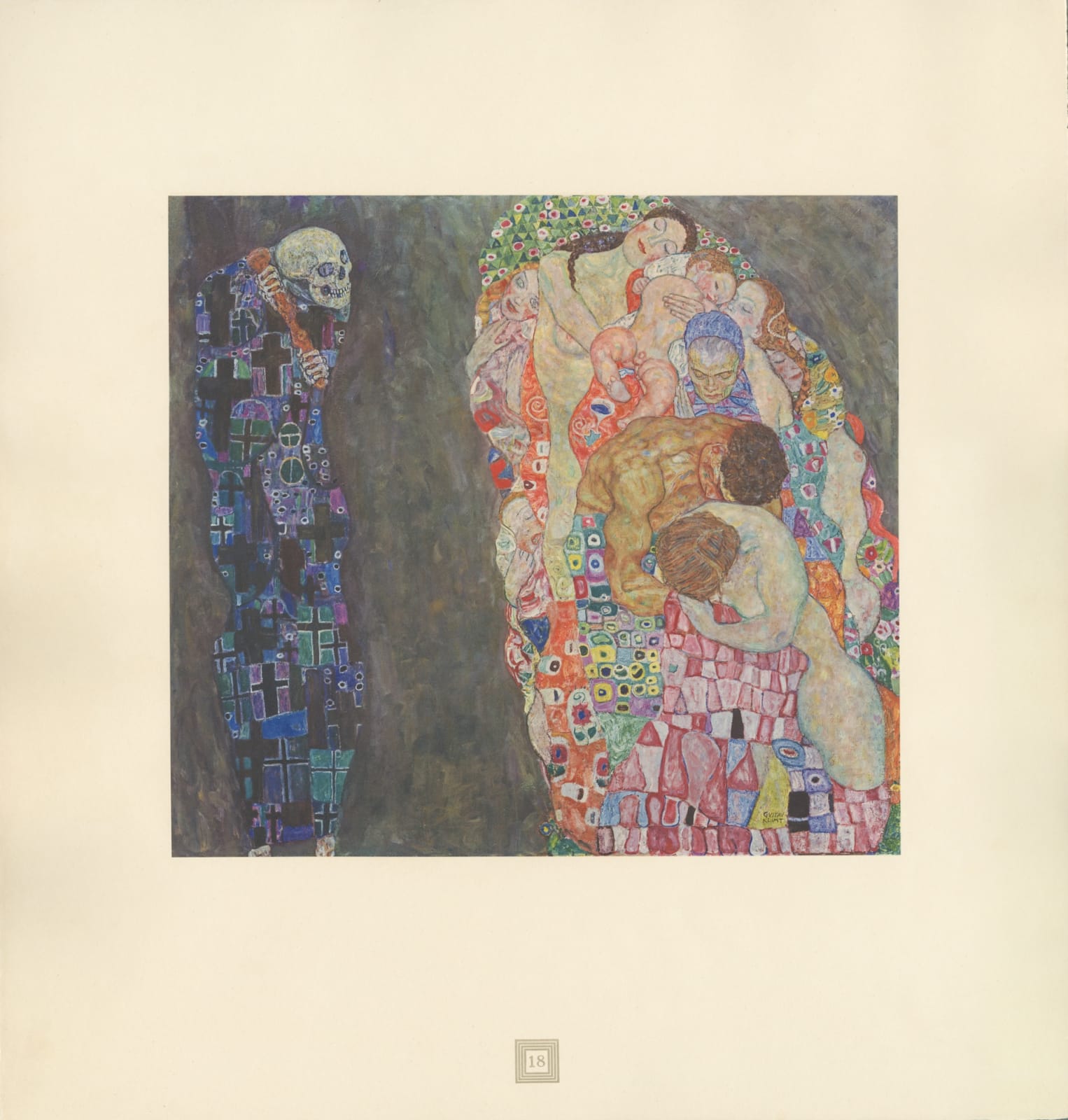 Gustav Klimt, Allegory of Life and Death,  1931