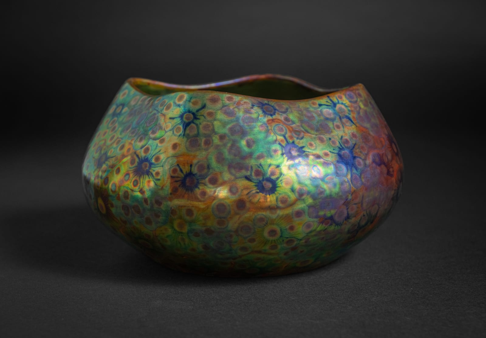 Zsolnay Pecs, Organism Bowl,  1900
