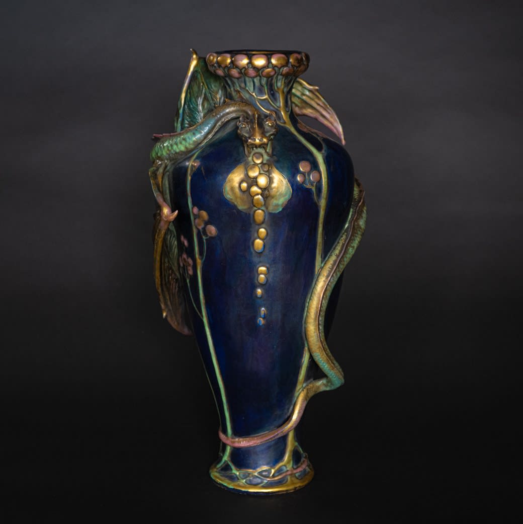 Amphora, Vase with Fiery Dragon,  1897-1898