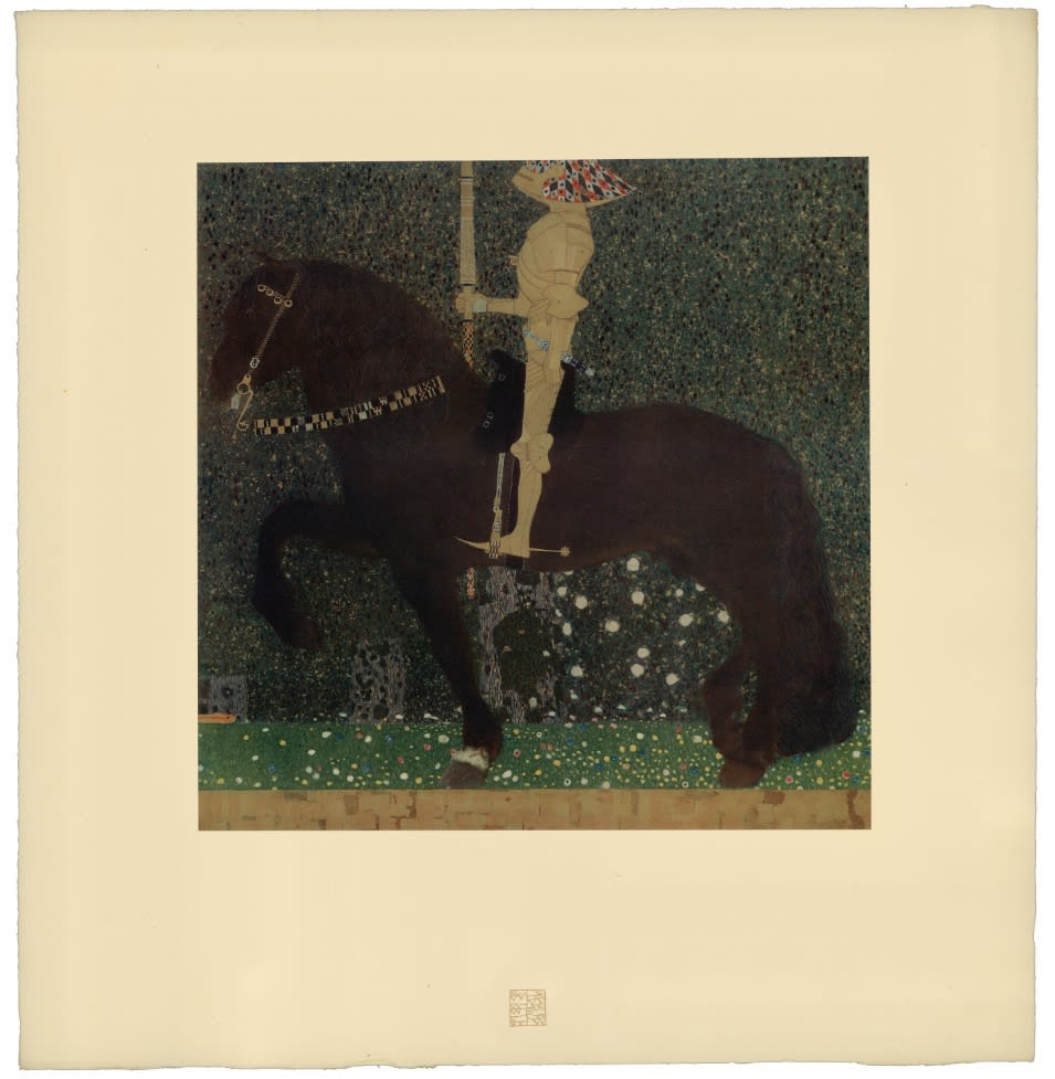 Gustav Klimt, Life is a Struggle (The Golden Knight),  1908-1914