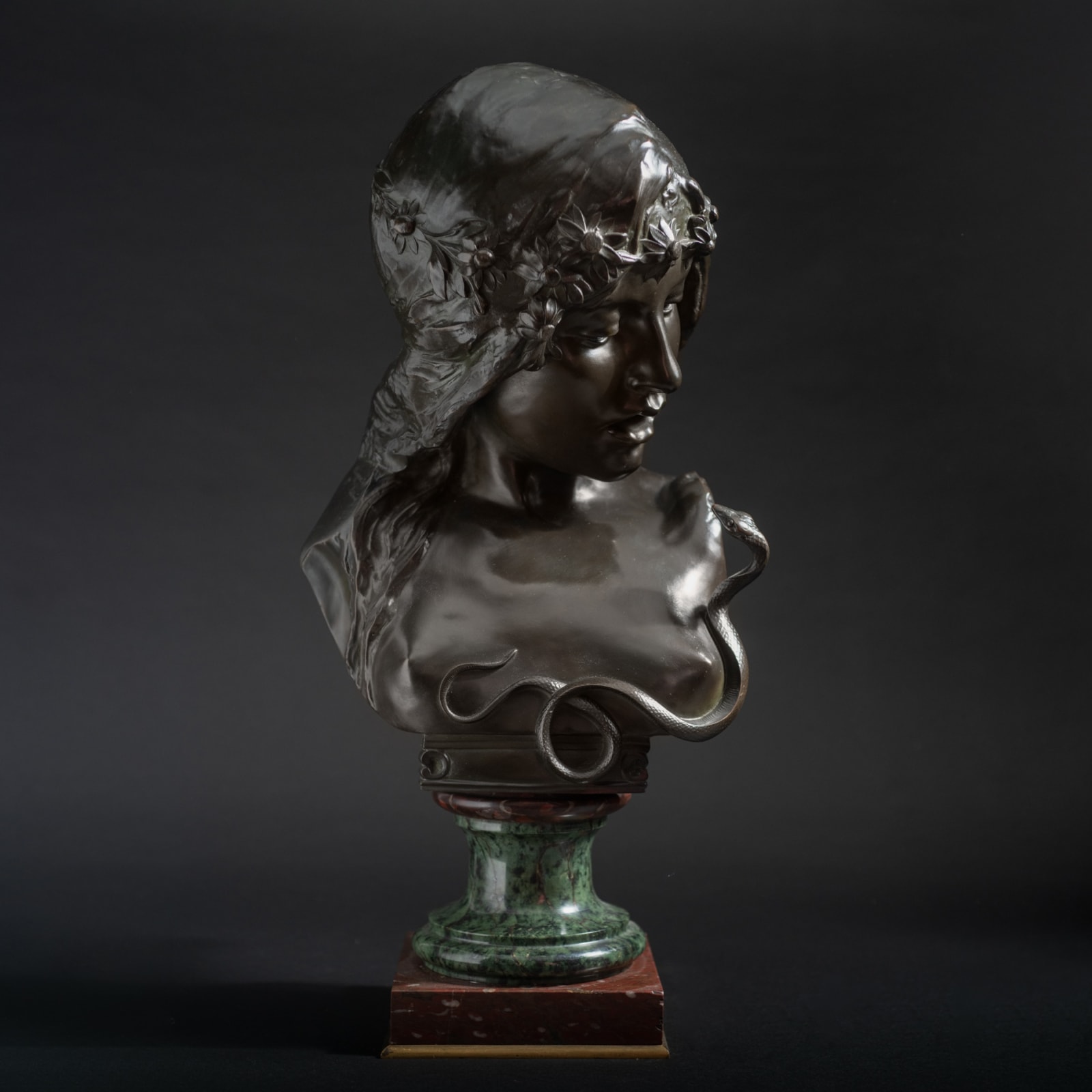 Isidore De Rudder,  Eve and the Serpent,  c. 1900