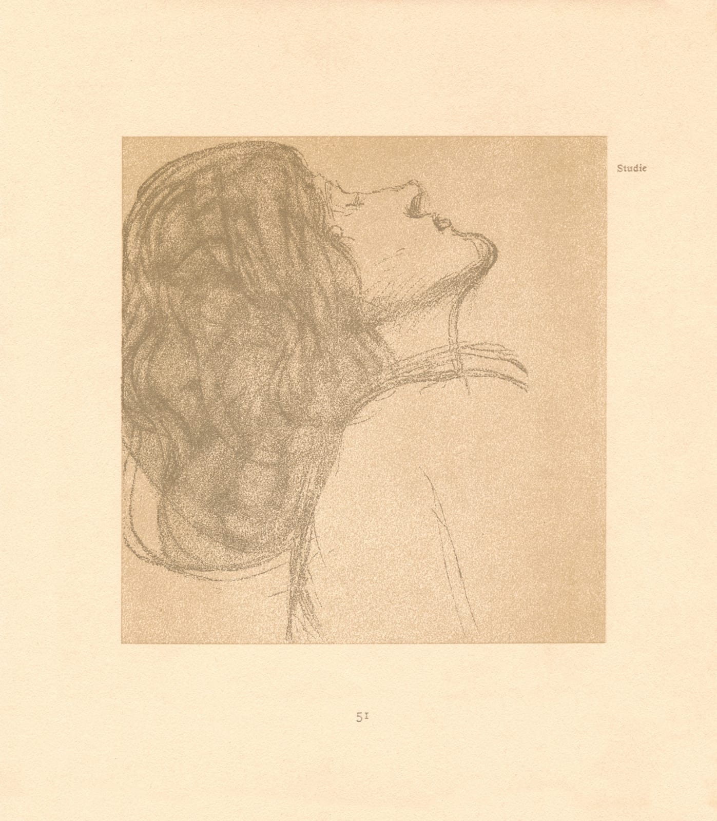 Gustav Klimt, Study: Woman's Profile,  1903