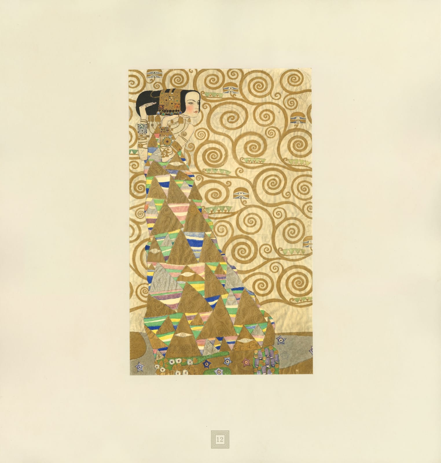 Gustav Klimt, Expectation,  1931
