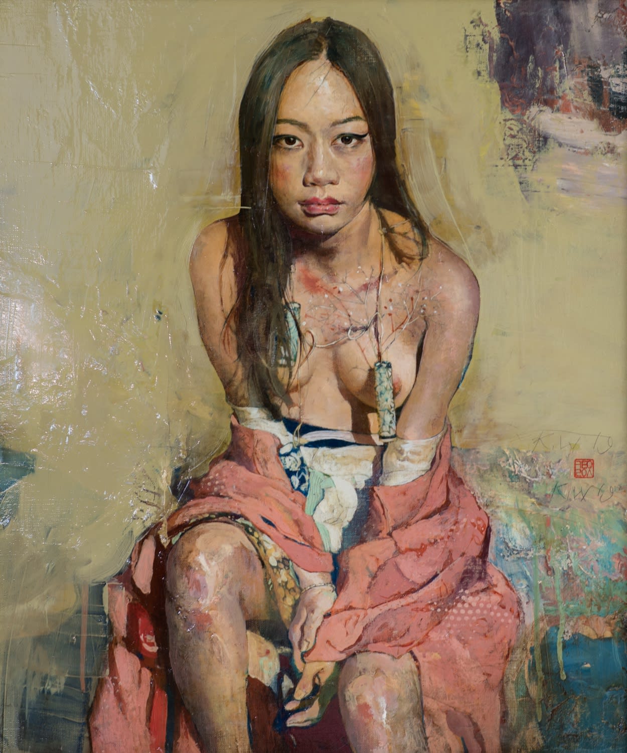 Kent Williams, Her Porcelain Breath ,  2014