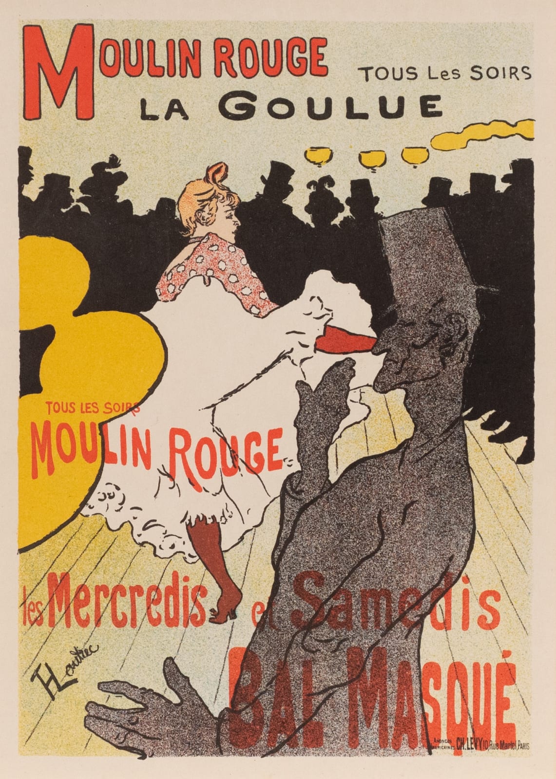 Toulouse Lautrec, Moulin Rouge,  1896