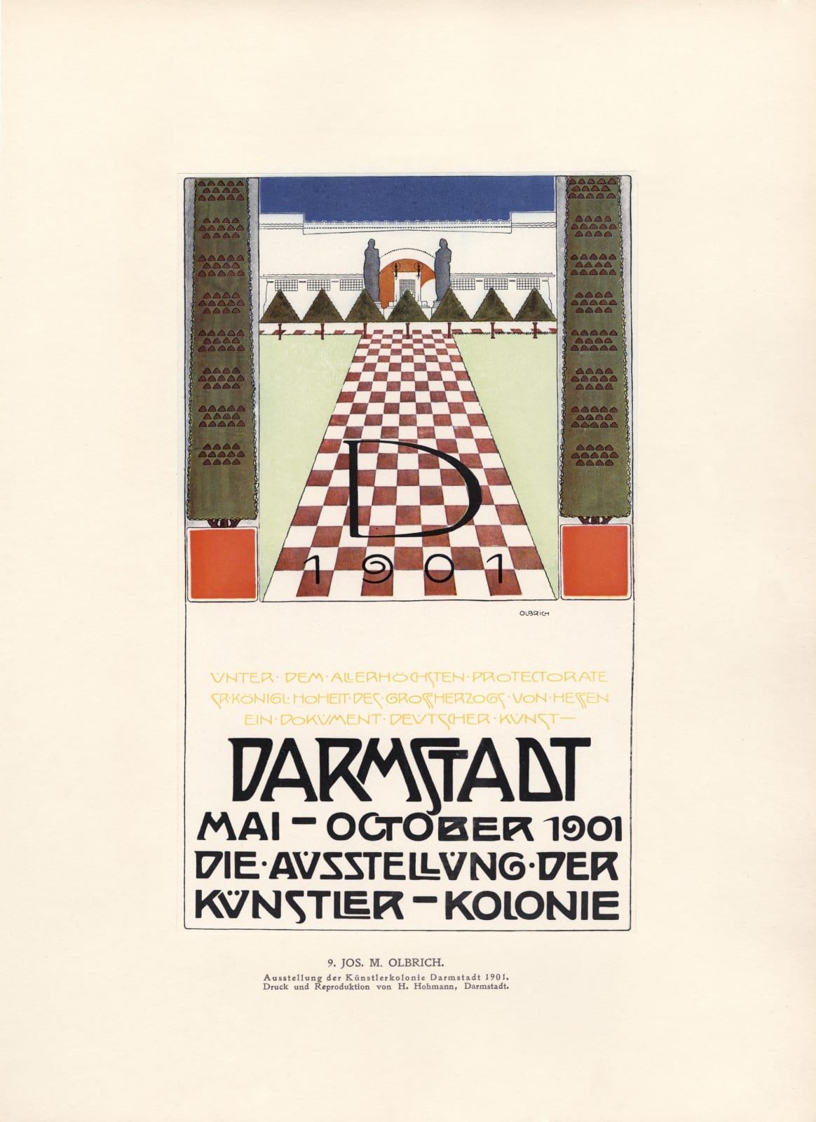 Josef Maria Olbrich, Darmstadt,  1915