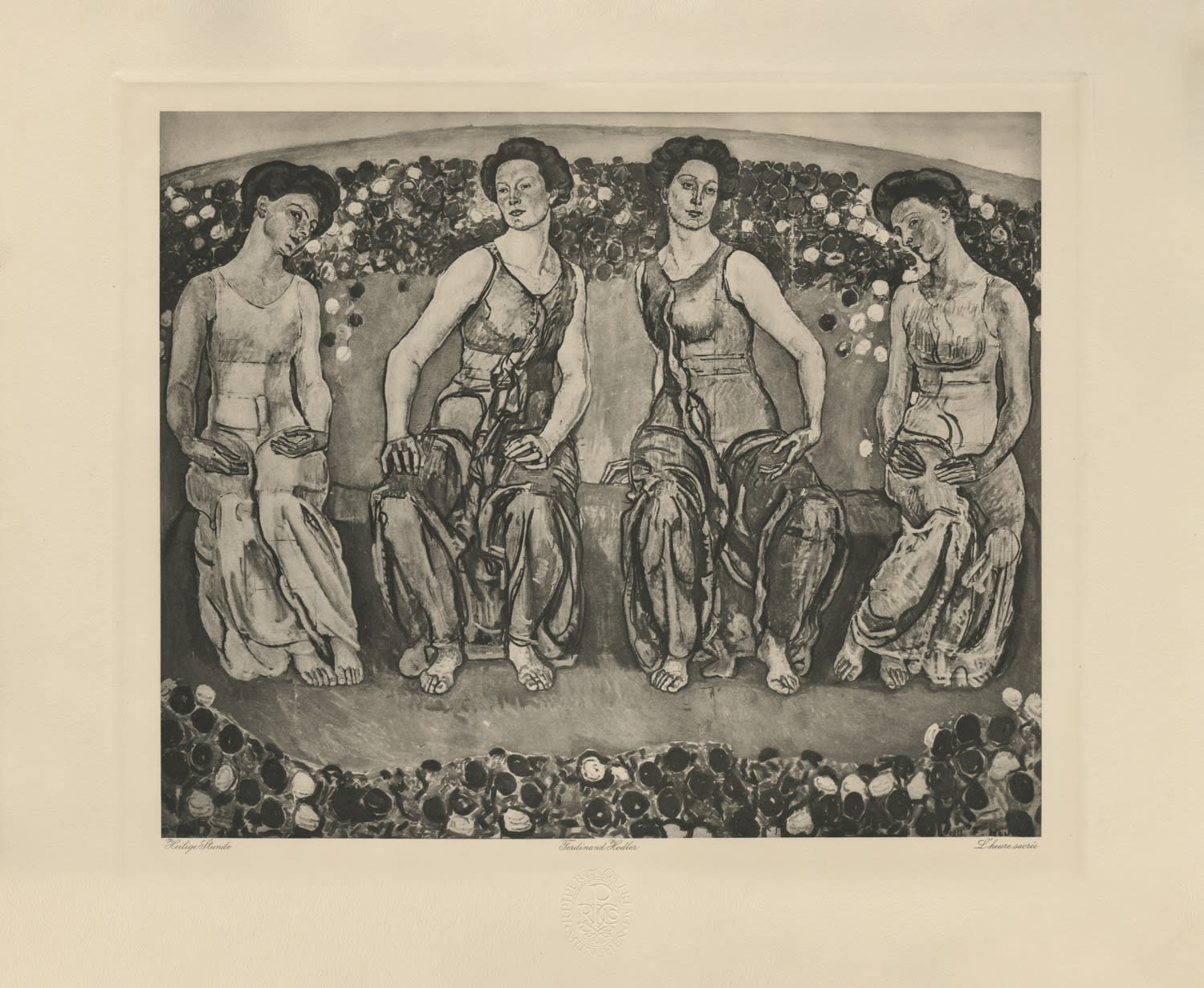 Ferdinand Hodler, The Holy Hour with Four Figures, ca 1914