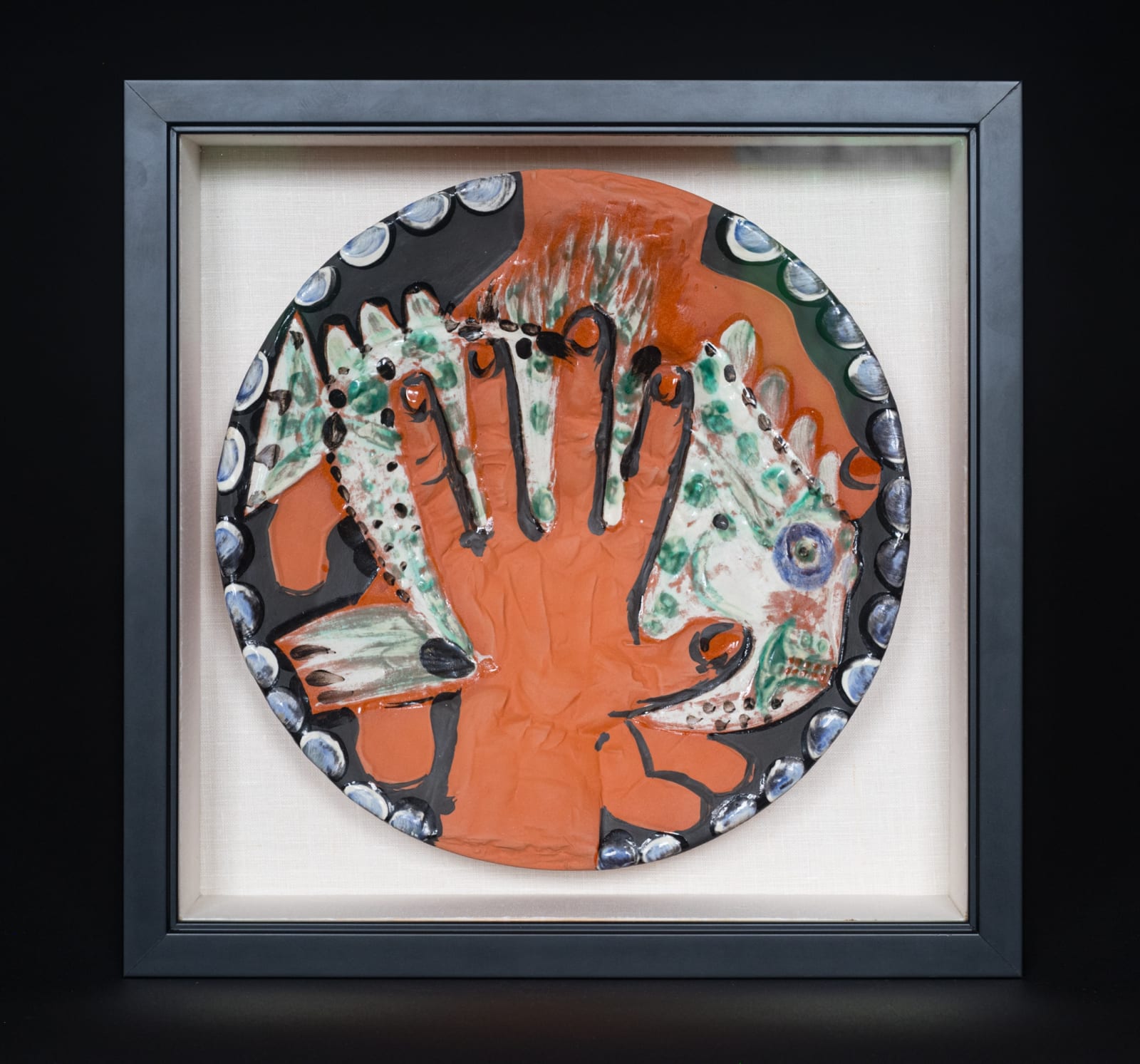 Pablo Picasso, Hands with Fish,  1947