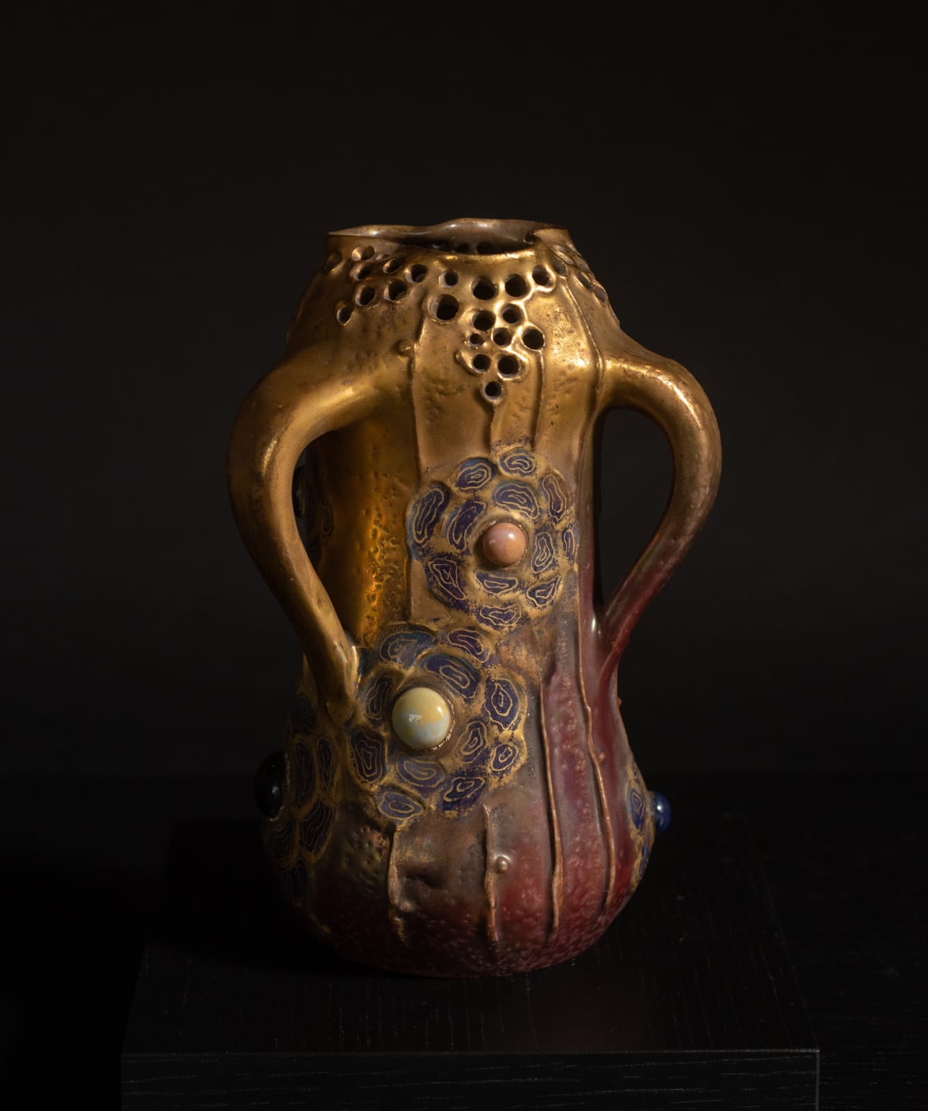 Amphora, Gres Bijou Three-Handled Vase,  1904-1906