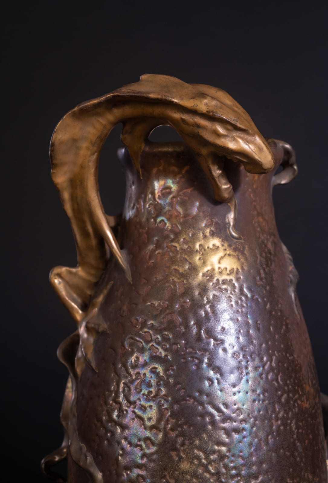 Amphora, Angry Web-Footed Sea Monster,  1901-1902