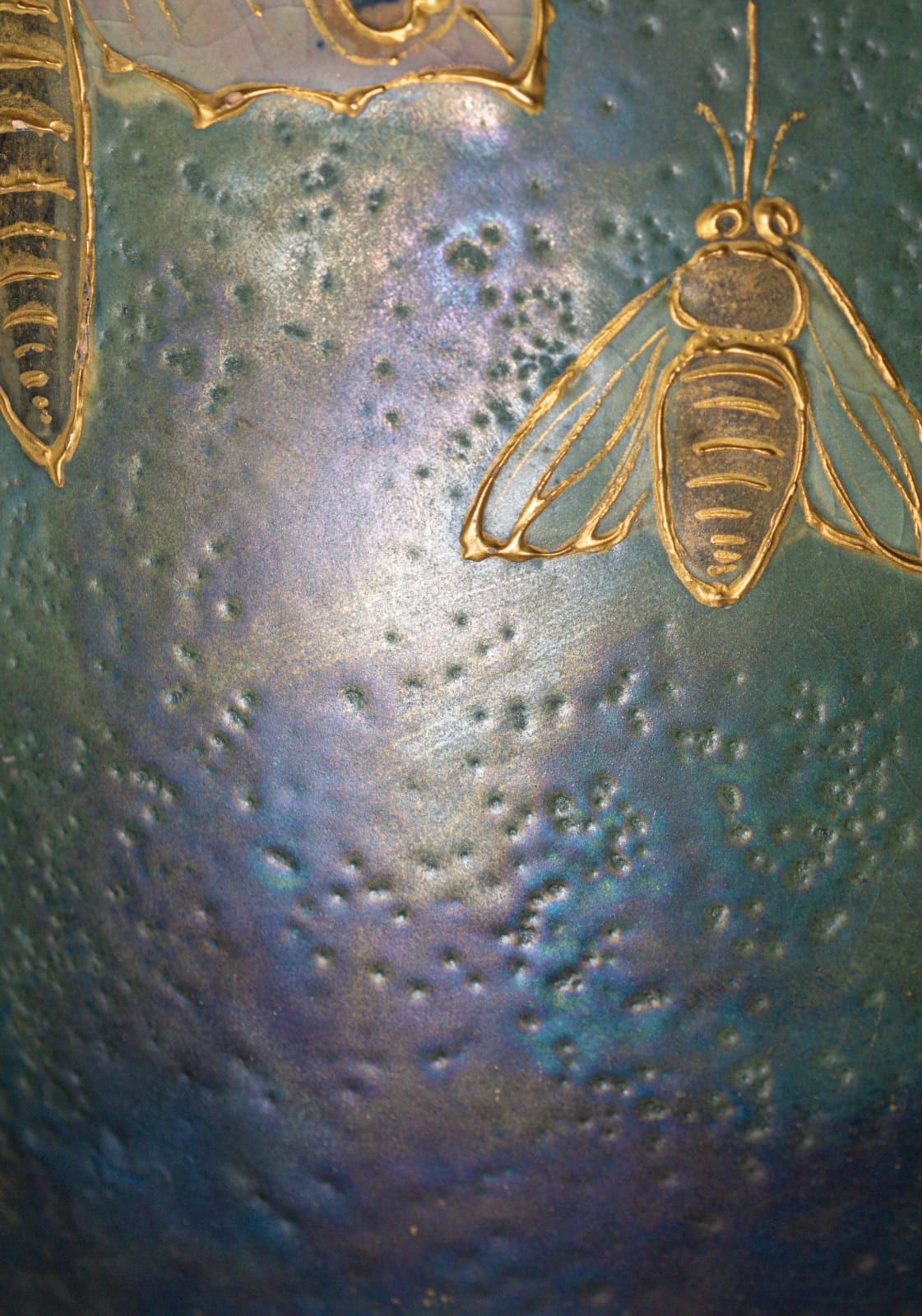 Amphora, Gres Bijou Series Butterflies & Spiderwebs Semiramis Vase,  1904-1906