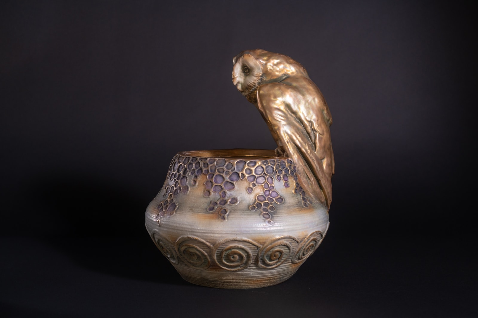 Amphora, Vase with Owl,  1900-1901