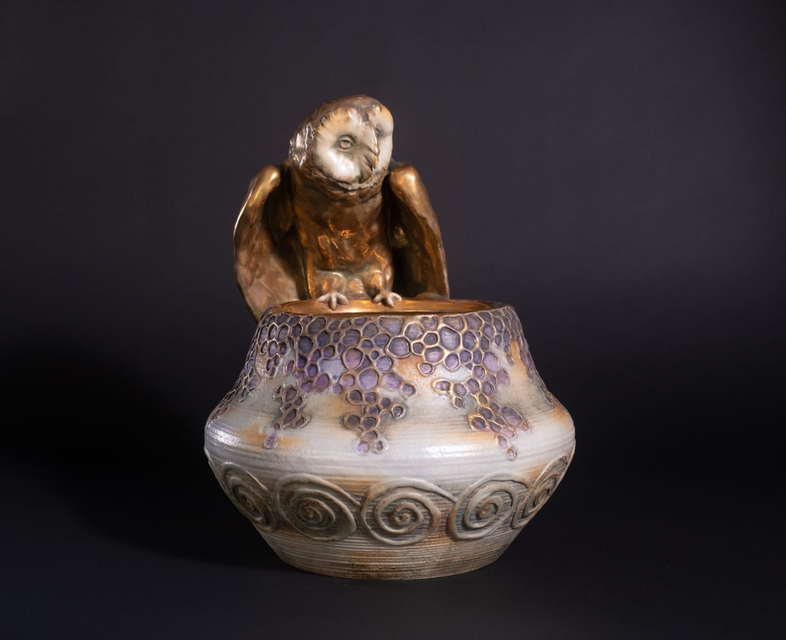 Amphora, Vase with Owl,  1900-1901
