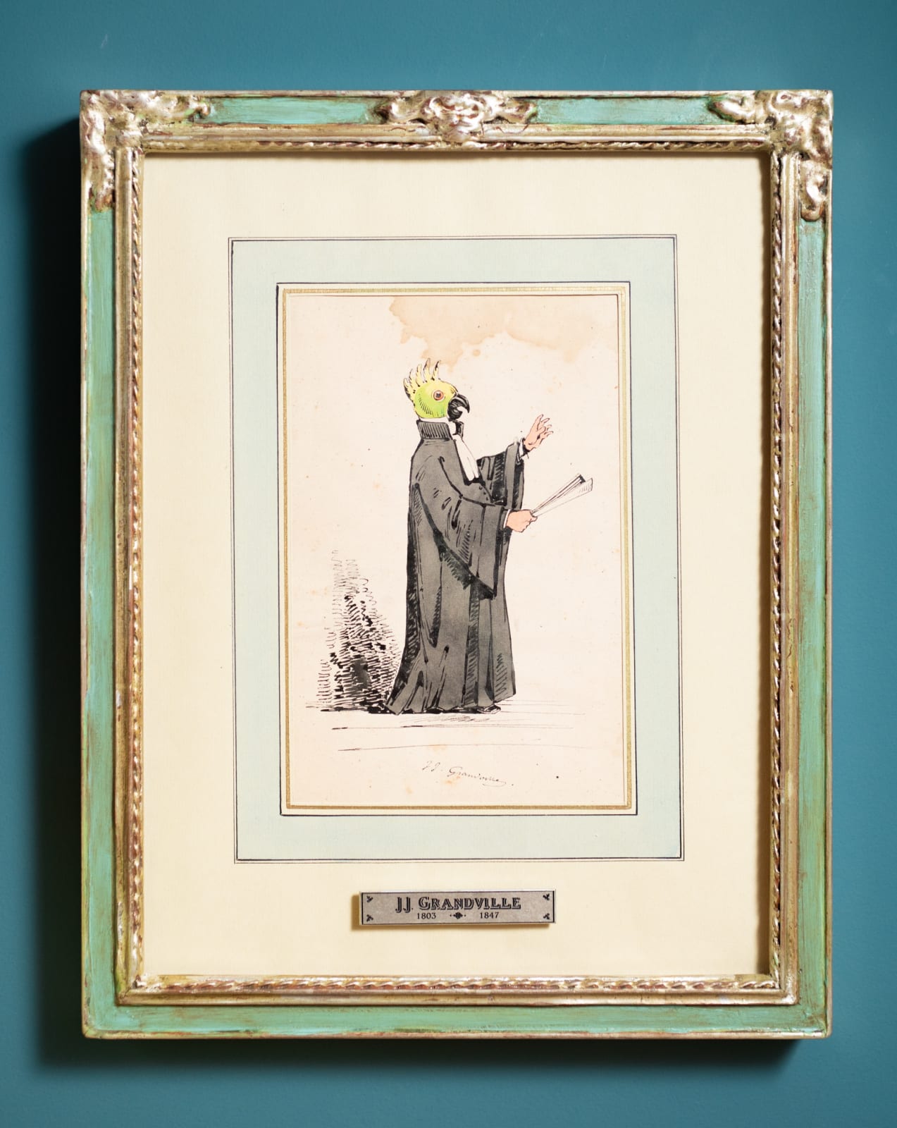 J. J. Grandville, The Preacher, c. 1845