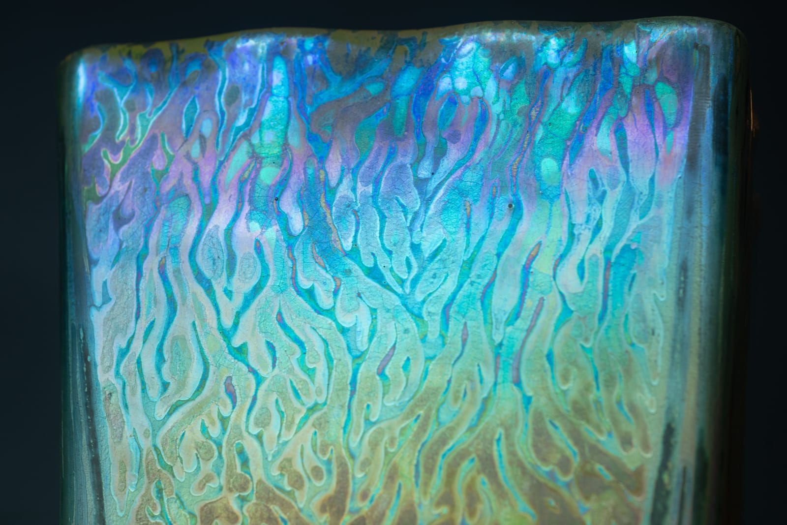 Massier, Aquatic Symbolist Vase,  1899