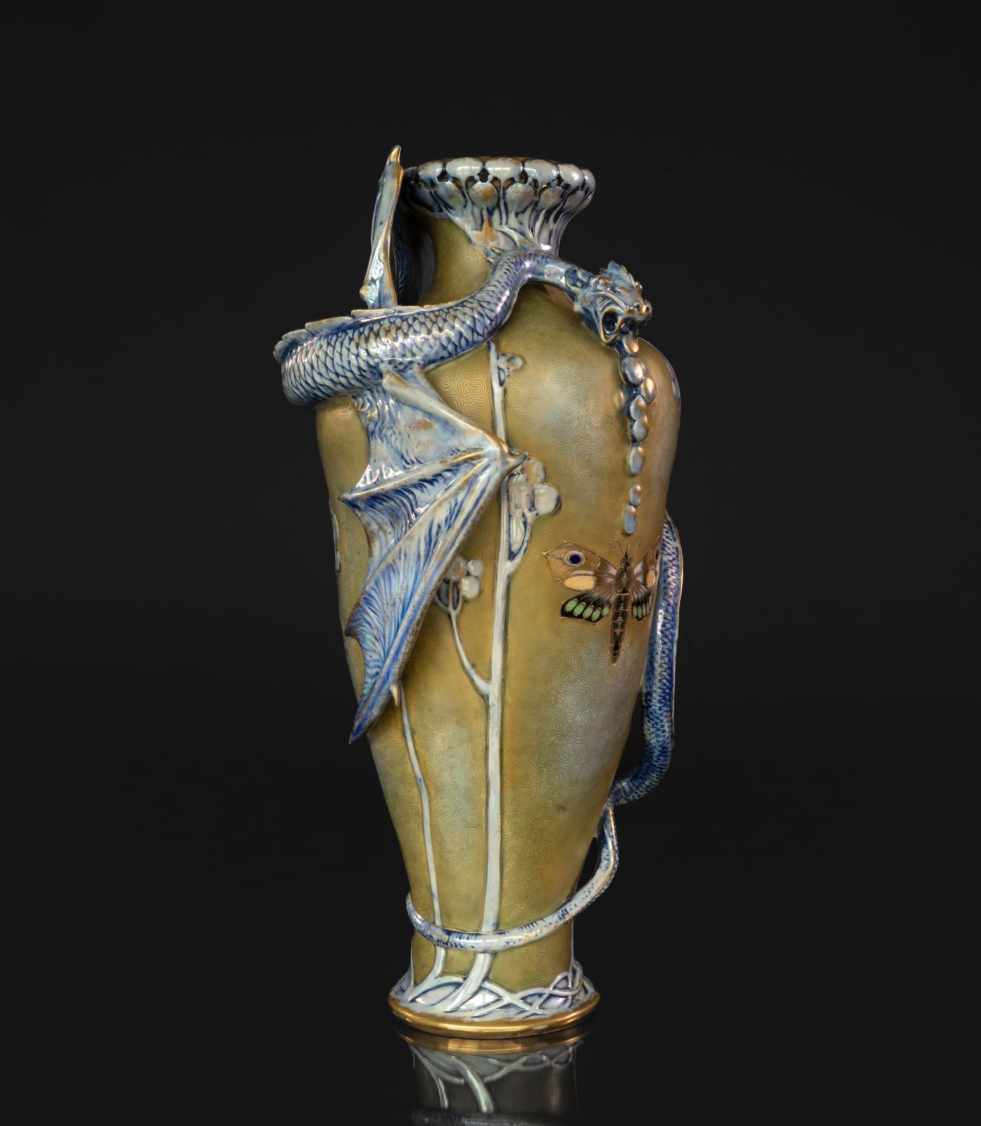 Amphora, Vase with Fiery Dragon,  1897-1898