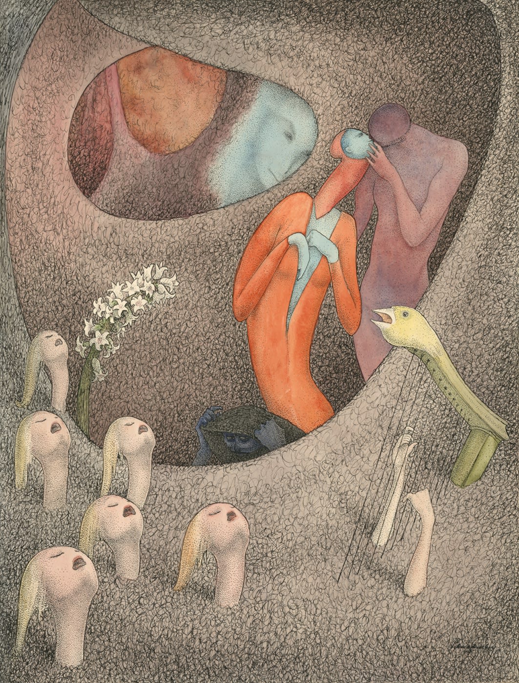 Walter Schnackenberg, The Embrace,  1949