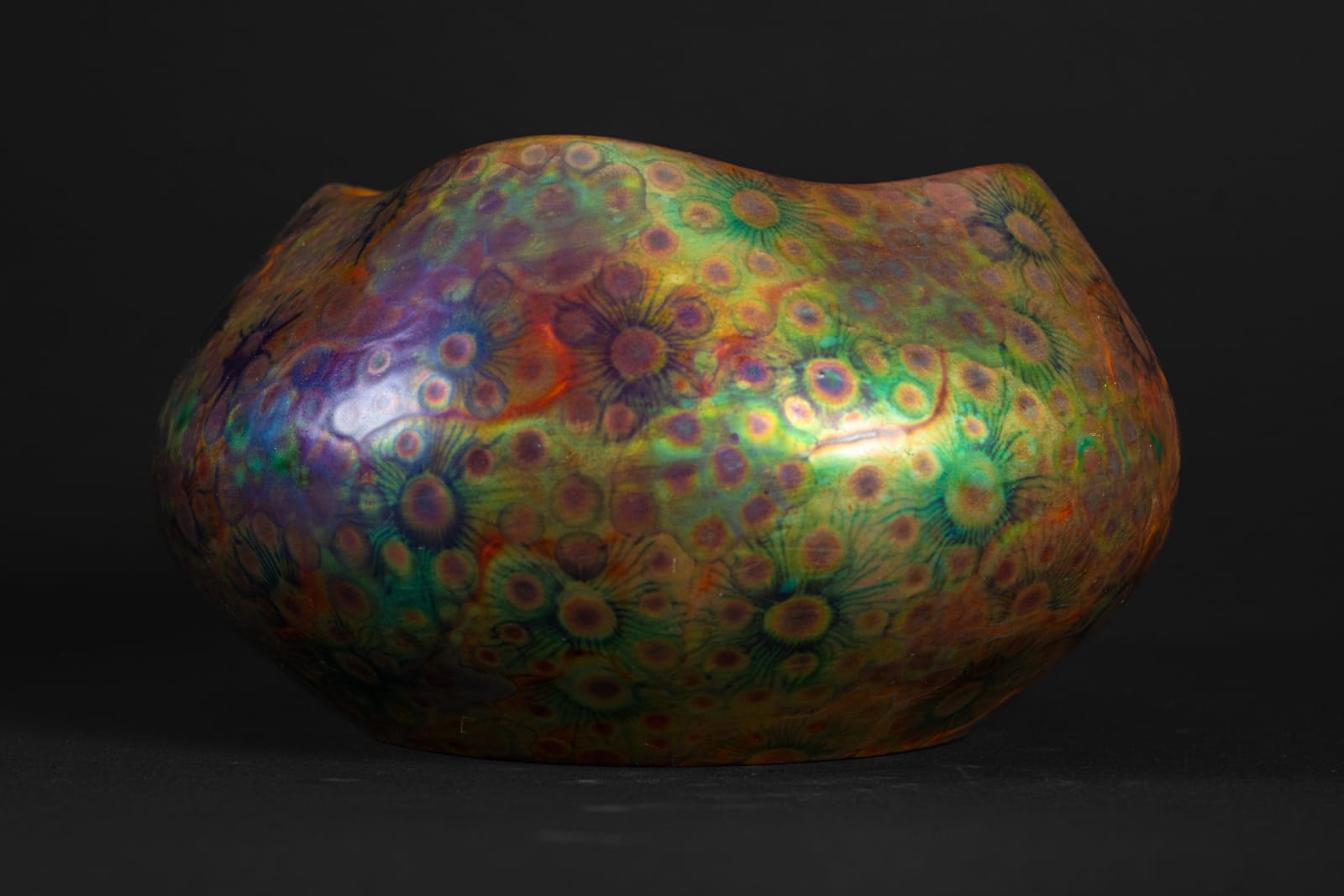 Zsolnay Pecs, Organism Bowl,  1900