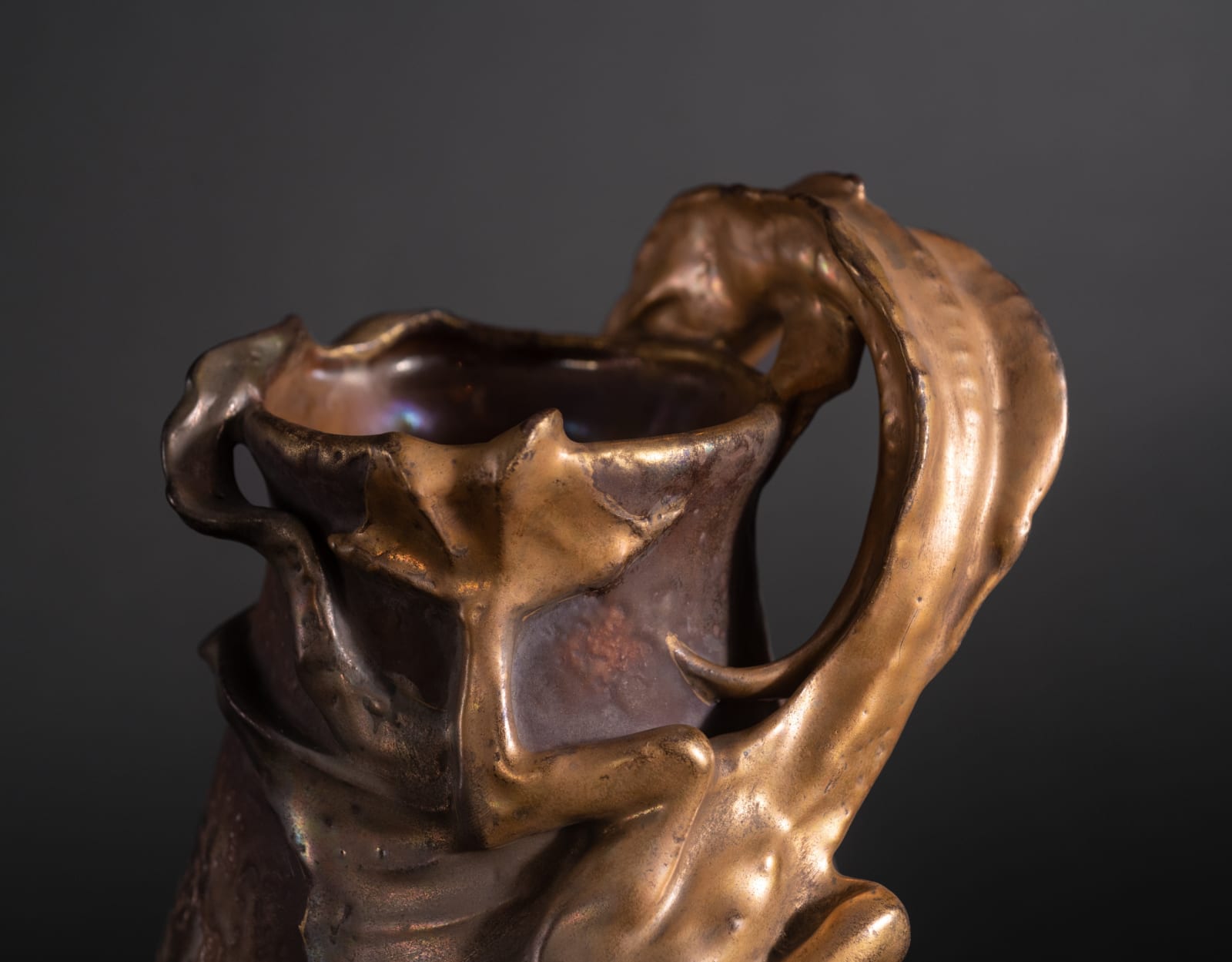 Amphora, Angry Web-Footed Sea Monster,  1901-1902