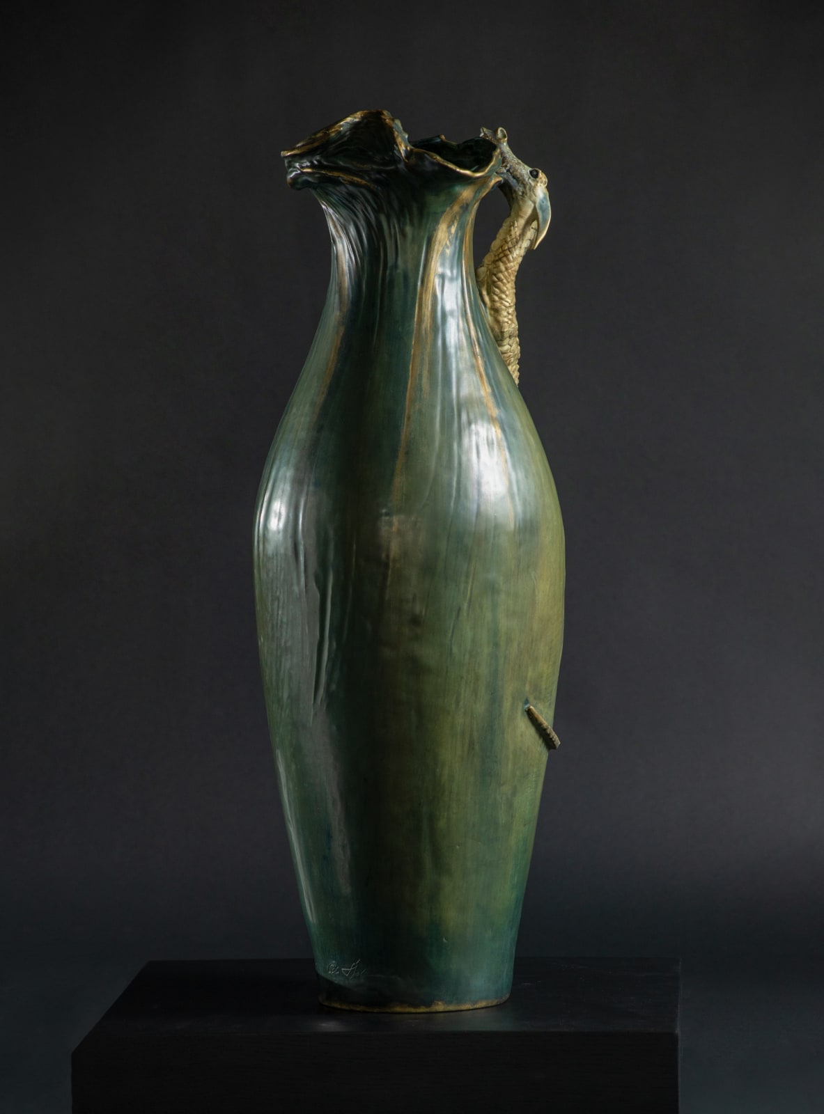 Amphora, Monumental Vase with Saurian,  1905-1906