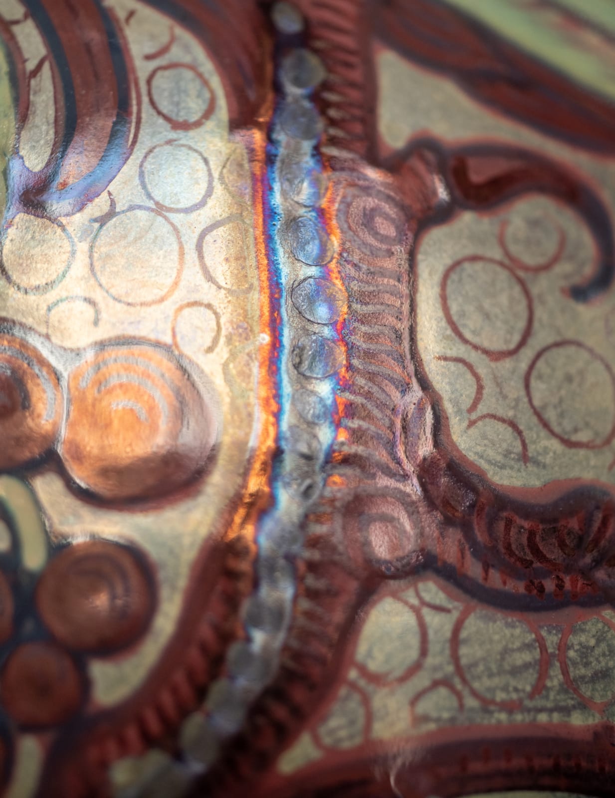 Galileo Chini, Parrots & Pomegranates,  c. 1906-1908