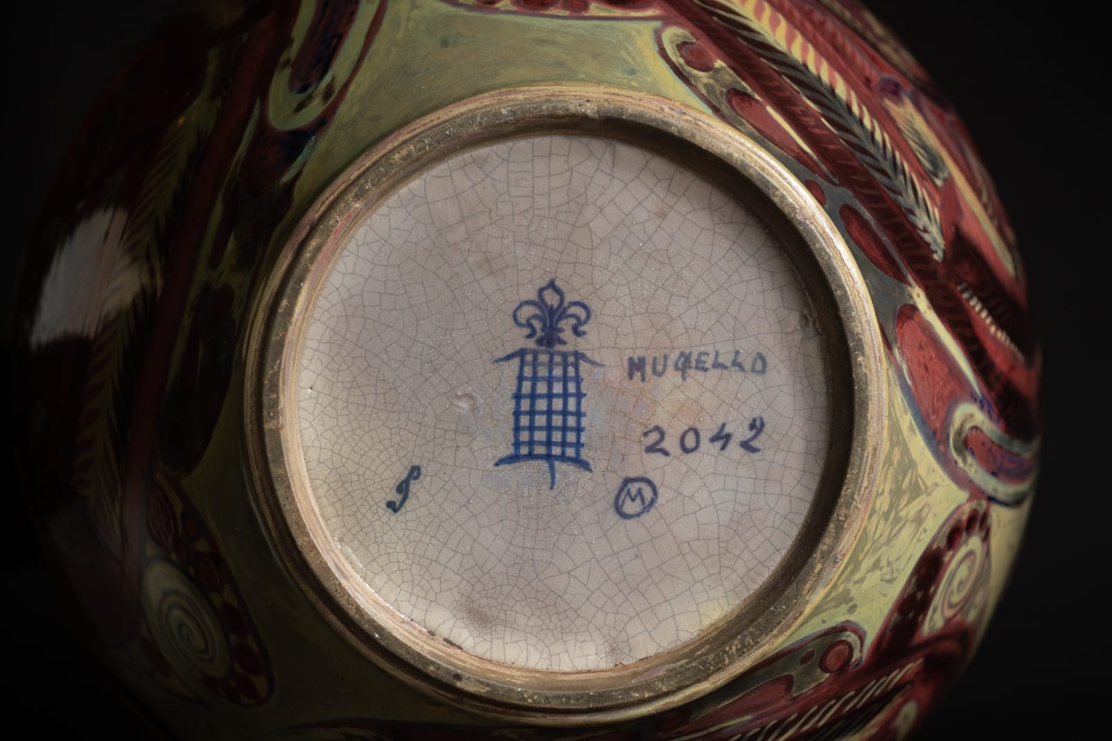 Galileo Chini, Parrots & Pomegranates,  c. 1906-1908