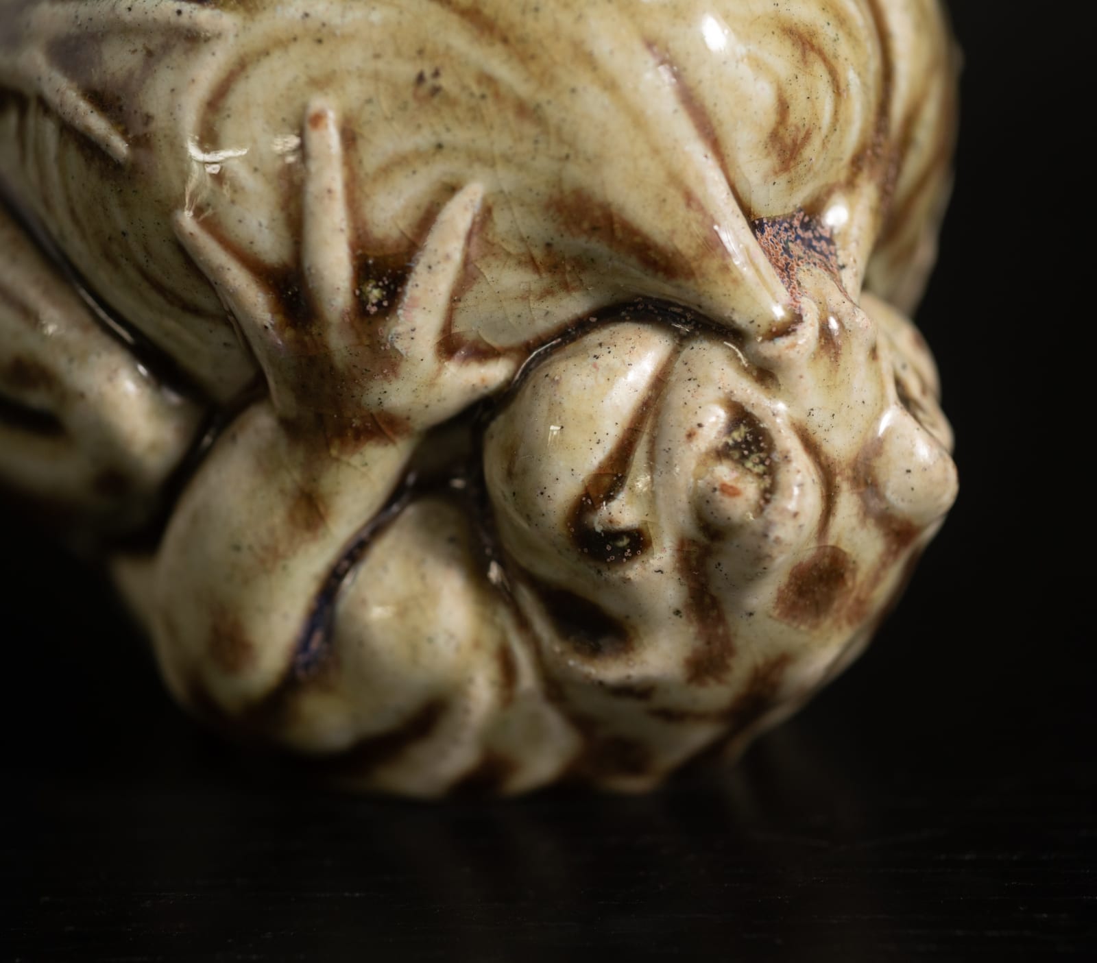 Royal Copenhagen, Lidded Vessel with Frog,  c. 1900