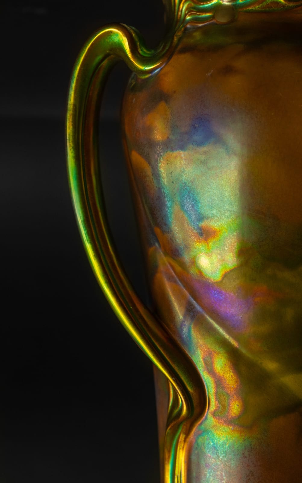 Zsolnay Pecs, Pair of Secession Vases,  c. 1900