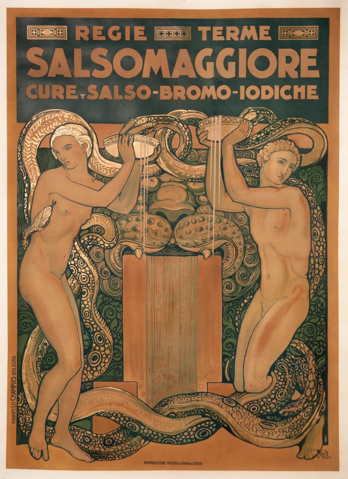 Galileo Chini, Salsomaggiore, 1923