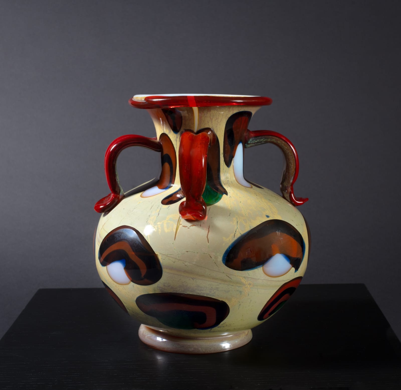 Ermanno Nason, Opaline Vase,  c. 1963-1972