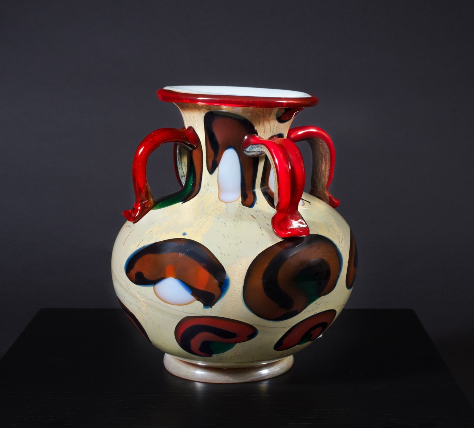 Ermanno Nason, Opaline Vase,  c. 1963-1972