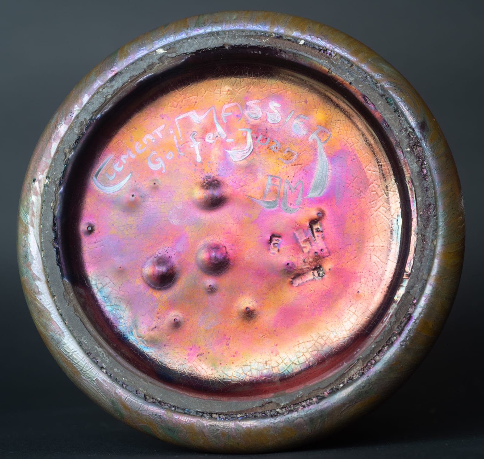 Massier, Aquatic Symbolist Vase,  1899