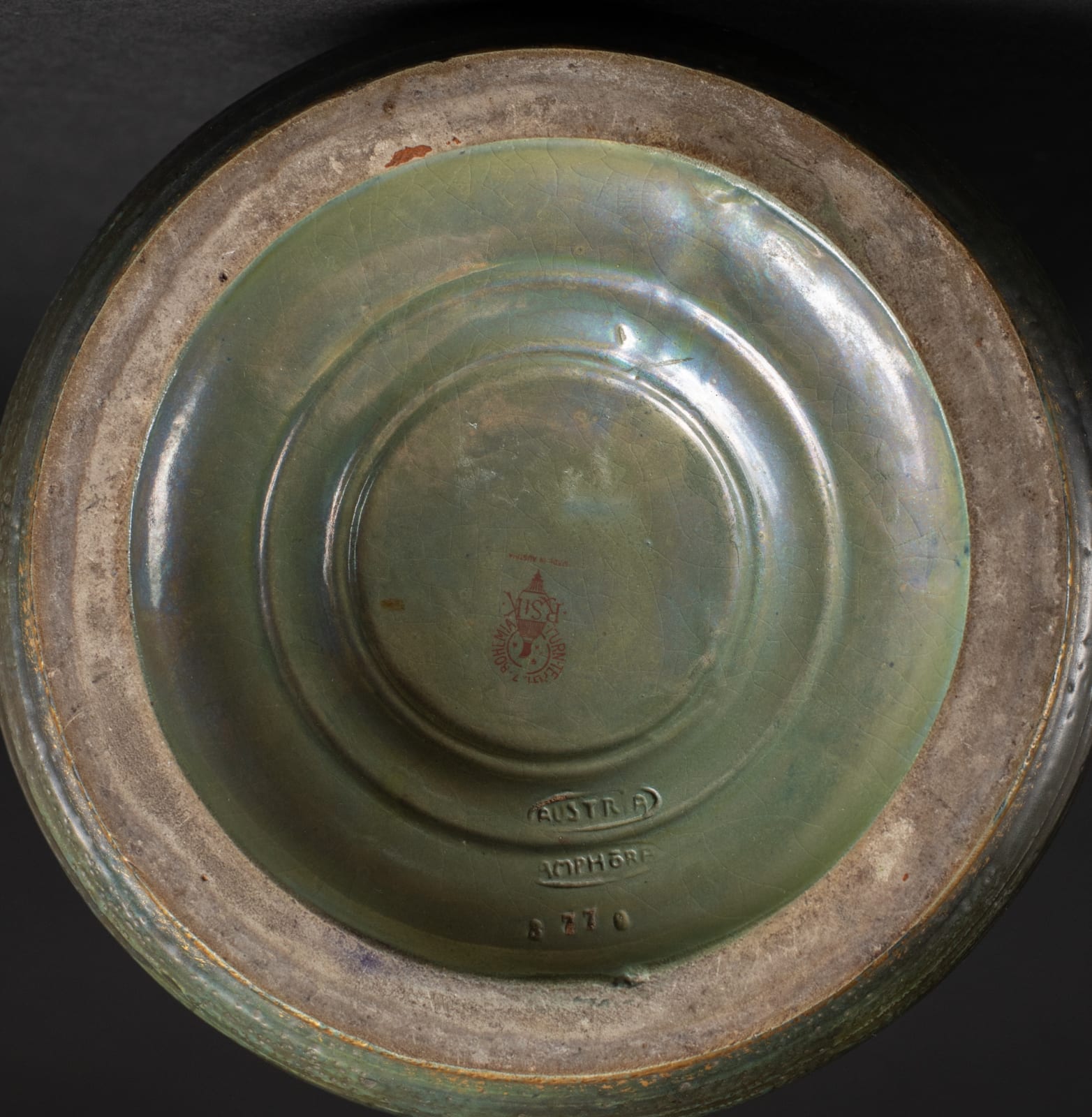 Amphora, Pair of Gres Bijou Butterflies & Spiderwebs Semiramis Vases,  1904-1906