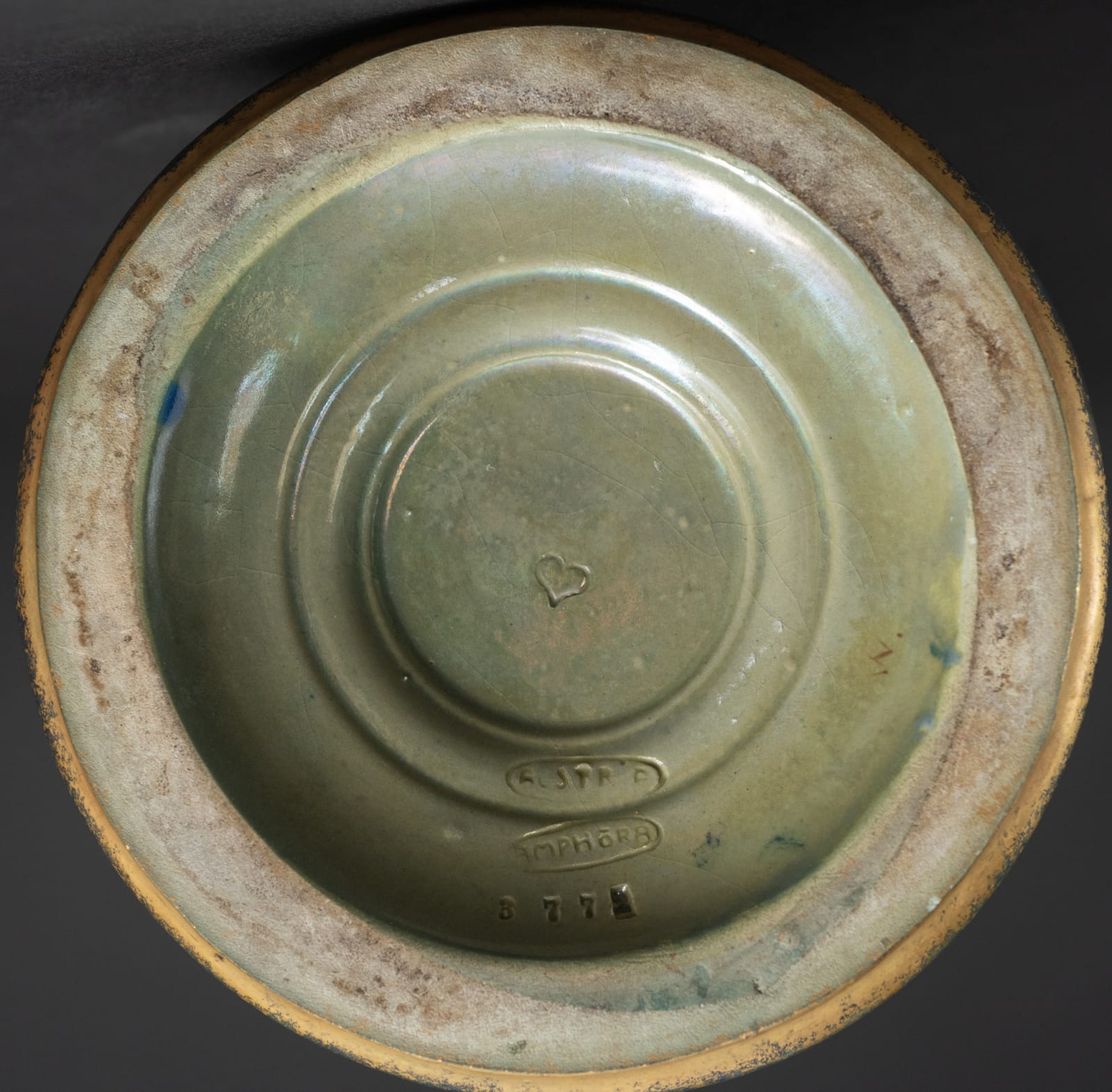 Amphora, Gres Bijou Flared Butterflies & Spiderwebs Semiramis Vase,  1904-1906