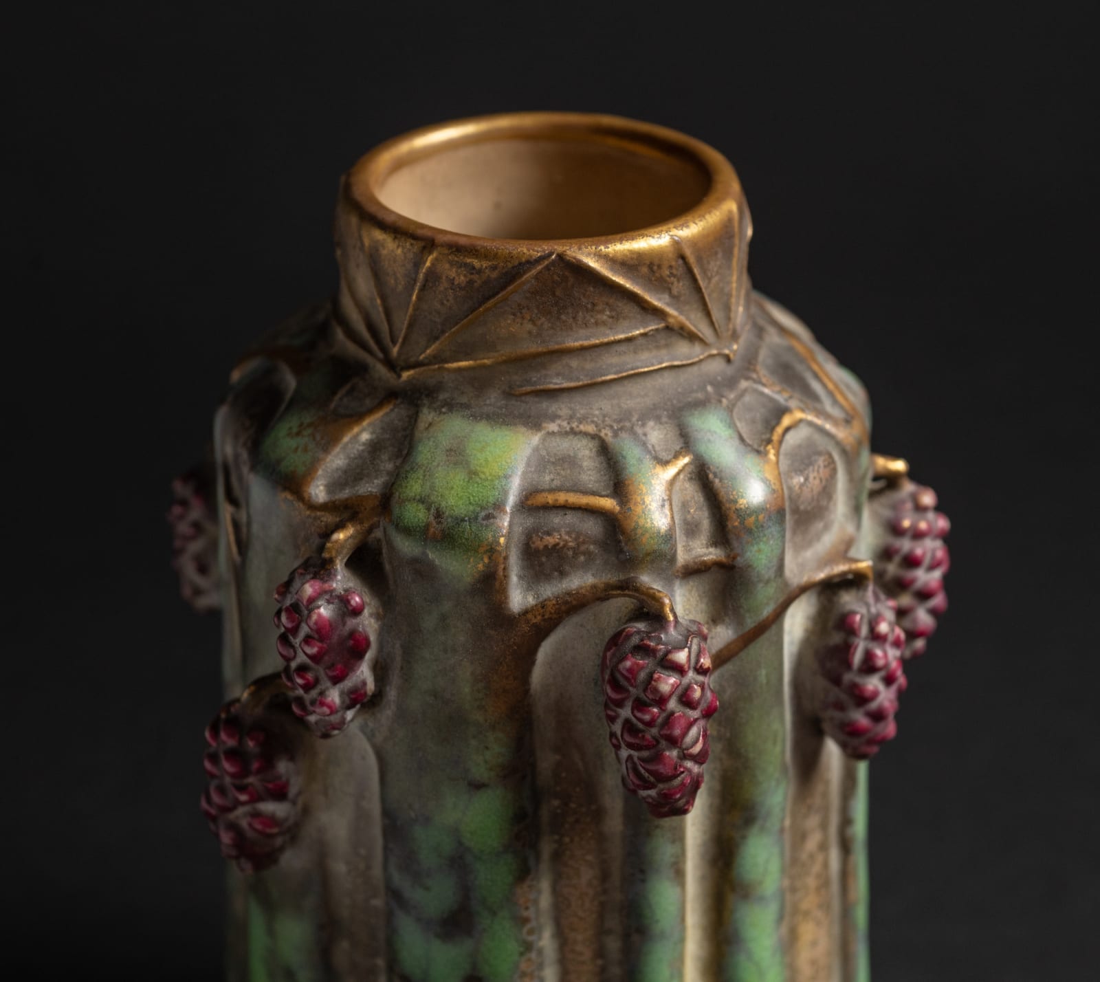Amphora, Vase with Motif of Pine Trees,  c. 1908-1909