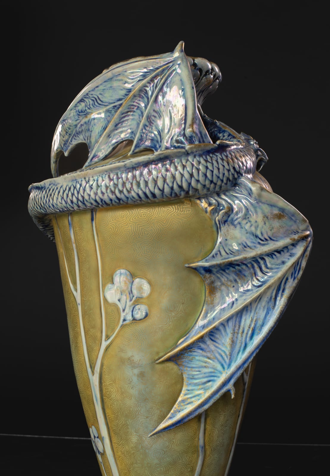 Amphora, Vase with Fiery Dragon,  1897-1898