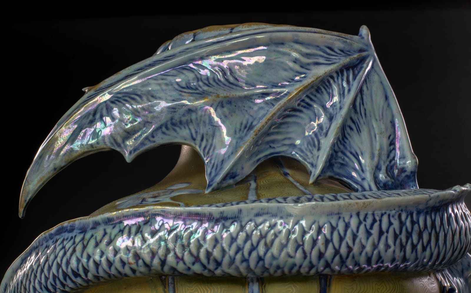 Amphora, Vase with Fiery Dragon,  1897-1898