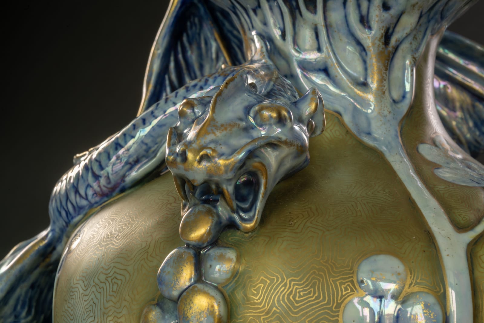 Amphora, Vase with Fiery Dragon,  1897-1898