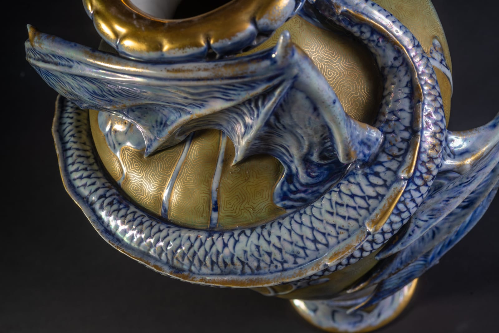 Amphora, Vase with Fiery Dragon,  1897-1898