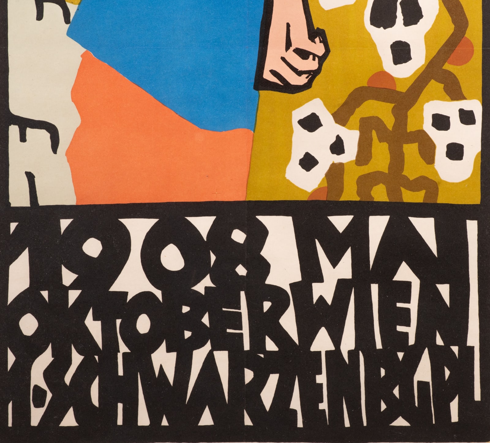 Oskar Kokoschka, Kunstschau Exhibition Poster (The Cotton Picker), 1908