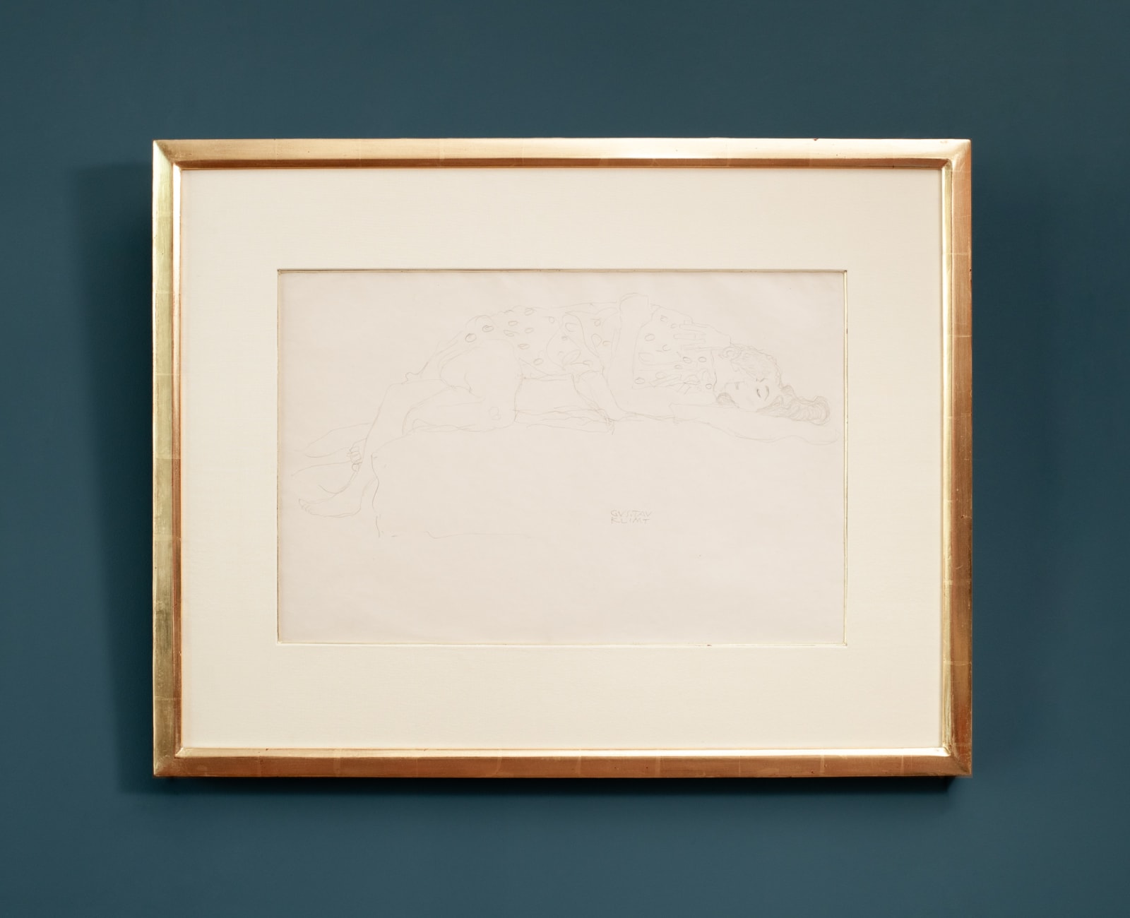 Gustav Klimt, Lovers Reclining,  c. 1913